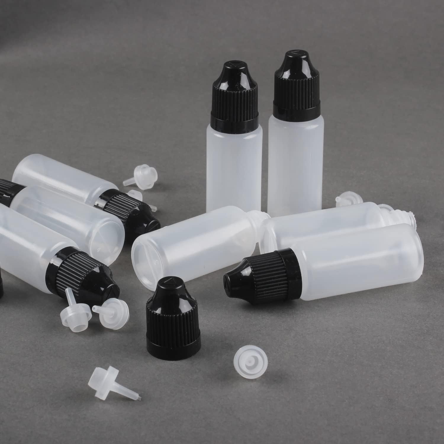 Juice Bottle Dropper - 10 adet LDPE 15ml ince ucu