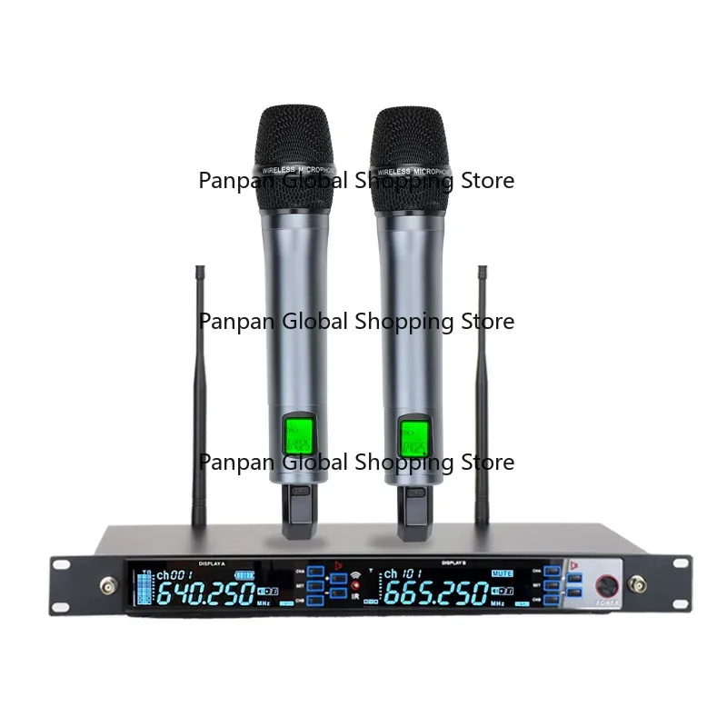 Shure Mic Sm58 - Kablosuz mikrofon sistemi, 2 kanallı 2x100