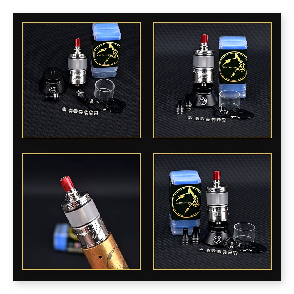 Vaping Air - Wolfcoolvape NOLA RTA 3.2ml Yeniden Yapılandırılabilir