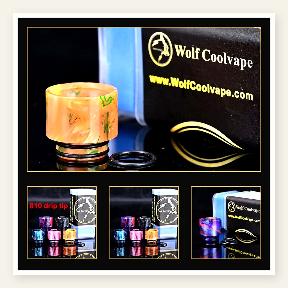 Wolfcoolvape 810 Drip Tips - R - Drip Tip Resin incelemesi ve fiyatı