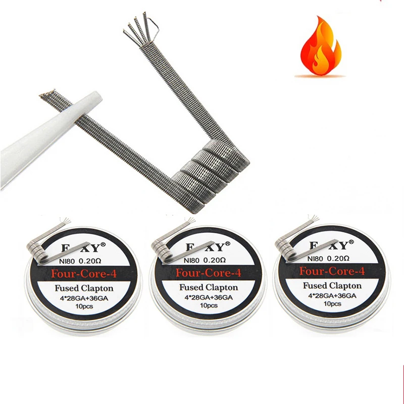 10 adet/kutu Ni80 Önceden Oluş - Clapton Wire Pre Built incelemesi ve fiyatı