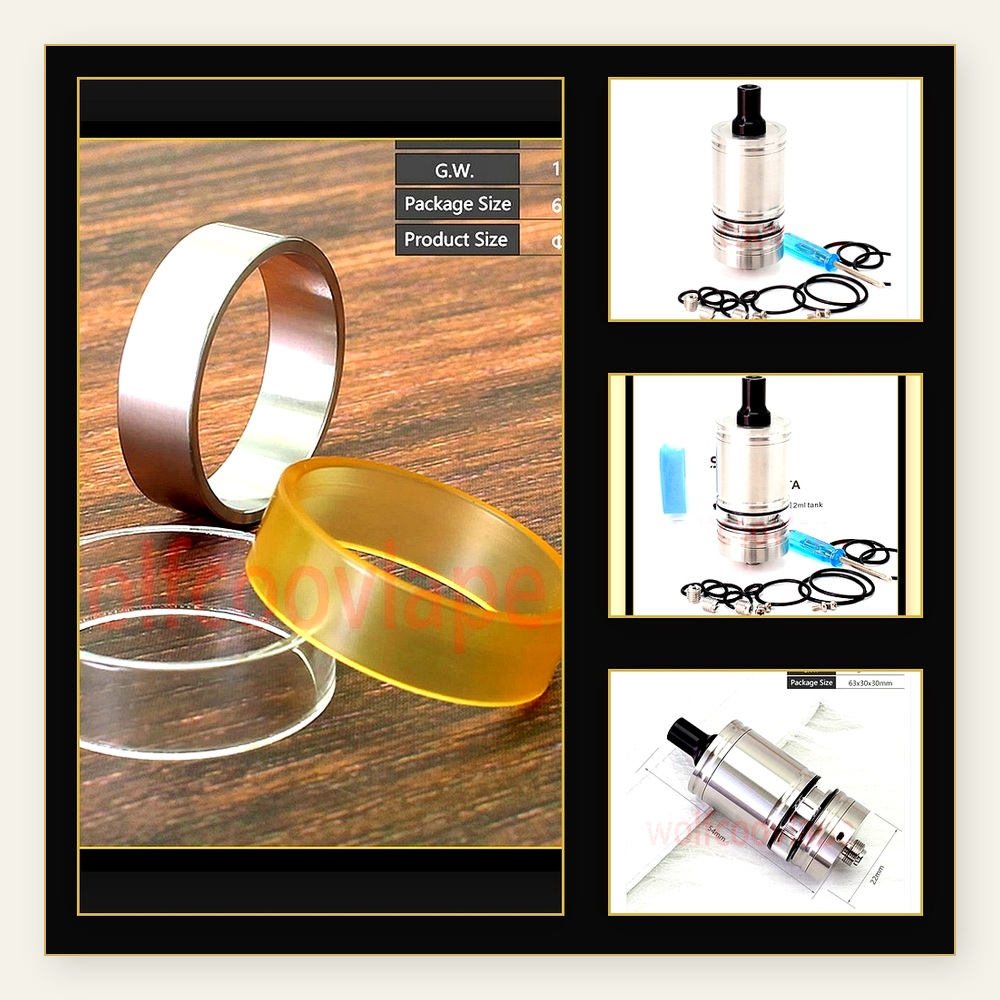 Wolfcoolvape Lindy RTA 5ml Tan - Vaping Air incelemesi ve fiyatı