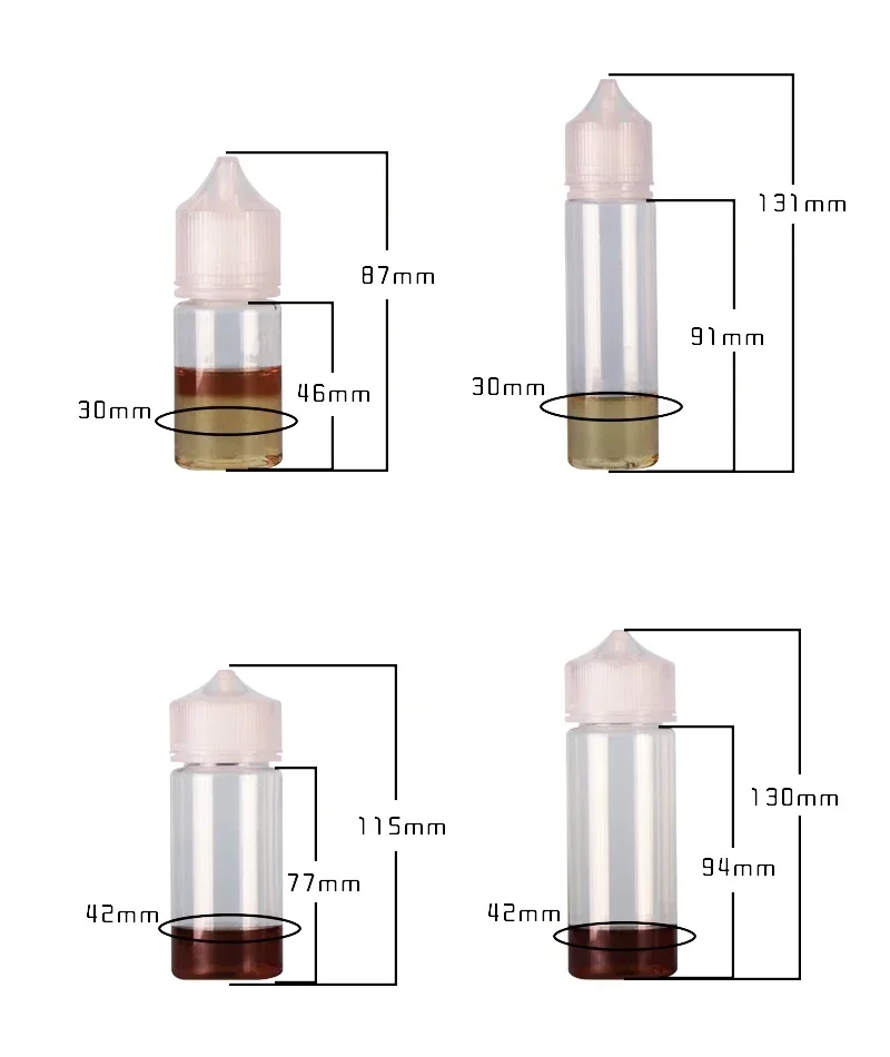 5 adet 30ml-120ml PET şeffaf d - Juice Bottle Dropper incelemesi ve fiyatı