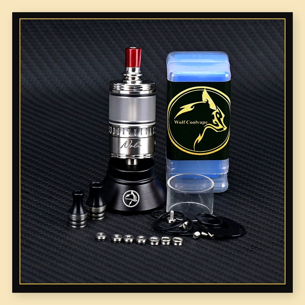 Wolfcoolvape NOLA RTA 3.2ml Ye - Vaping Air incelemesi ve fiyatı